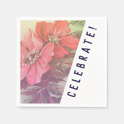 Roos Napkin Servetten (Voorkant)