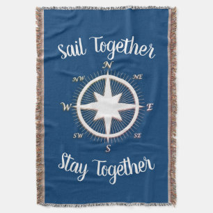 Roos Nautical Compass Custom Deken