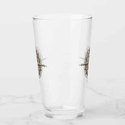 Roos navigator-kaart comprimeren glas (Links)