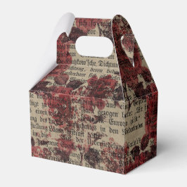  Roos Newsprint Typografie Bedankdoosjes