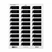 Roos Noire Etiket (Full Sheet)