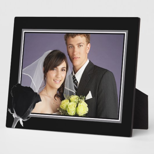 Roos Noire Fotoplaat (Zijkant)