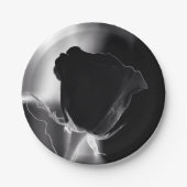 Roos Noire Papieren Bordje (Voorkant)