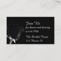 Roos Noire Receptie Kaarten