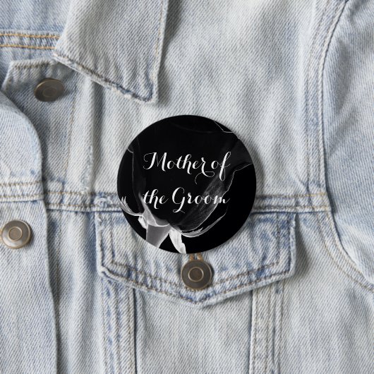 Roos Noire Ronde Button 7,6 Cm (In situ)