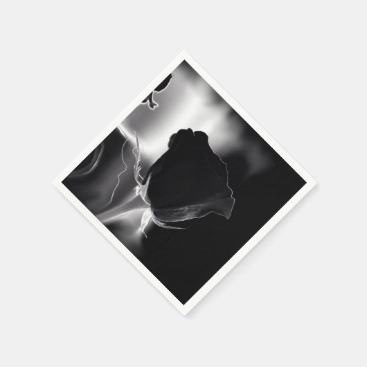 Roos Noire Servetten (Hoek)