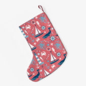 Roos Noordzee Kleine Kerstsok (Achterkant (Hangend))