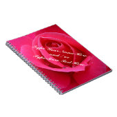 Roos Notitieboek Personeel roze roze roze roze boe (Rechterzijde)