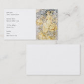 Roos Nymph in de tuin Visitekaartje (Voorkant / Achterkant)