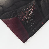 Roos of Darkness 60x80 fleece deken (Hoek)