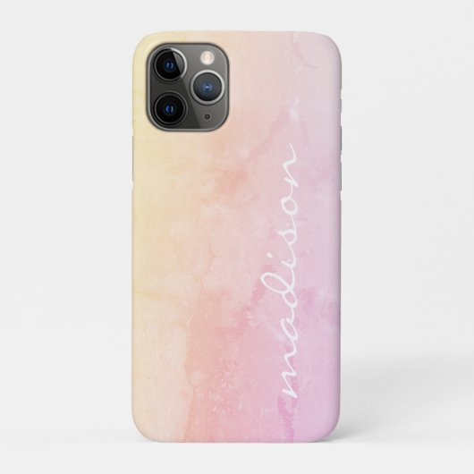 Roos Ombre Glam Case-Mate iPhone Case (Achterkant)