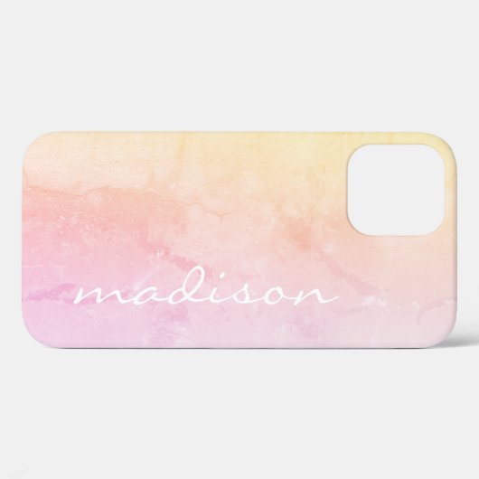 Roos Ombre Glam Case-Mate iPhone Case (Achterkant (horizontaal))