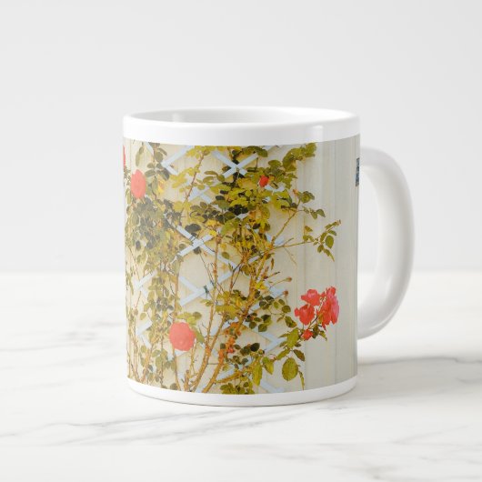 Roos omhuld venster in Gavle Grote Koffiekop (Voorkant rechts)