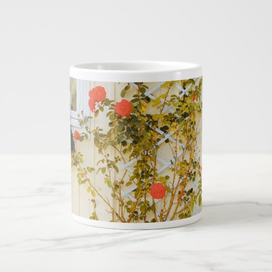 Roos omhuld venster in Gavle Grote Koffiekop (Voorkant)