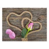 Roos omwikkeld foto afdruk (Voorkant)