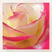 Roos Onderzetter Glazen Onderzetter (Voorkant)