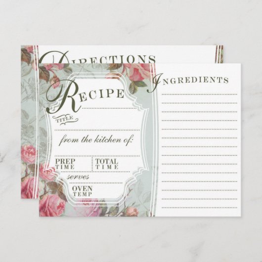  Roos Ontvangkaarten Briefkaart (Voorkant / Achterkant)