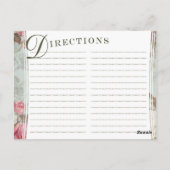  Roos Ontvangkaarten Briefkaart (Achterkant)