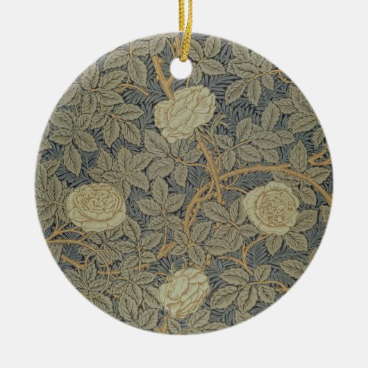 "Roos"-ontwerp Keramisch Ornament (Voorkant)