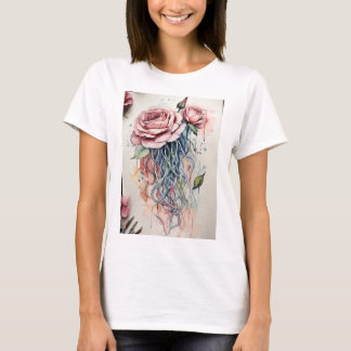 Roos ontwerp vrouwen T-shirt