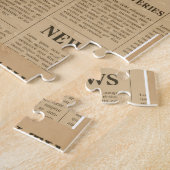 Roos op Antiek papier Legpuzzel (Zijkant)