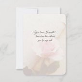 Roos op  boekpagina's kaart (Achterkant)