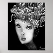 Roos op Canvas Poster (Voorkant)