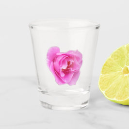 Roos op Clear Glasses Shot Glas