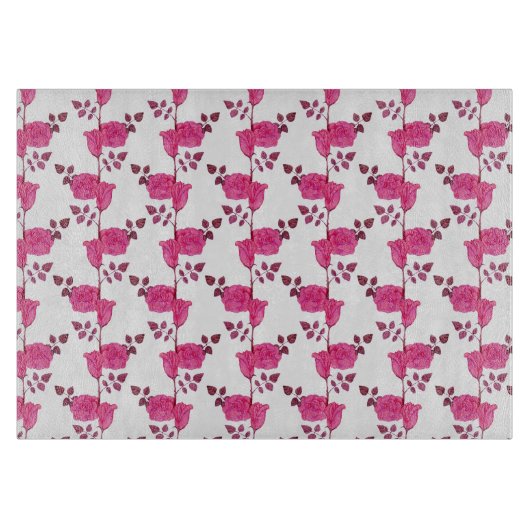 Roos op de snijplank voor wijnstokken (Voorkant)