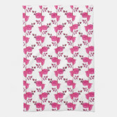 Roos op de Vine Keuken Handdoek (Verticaal)