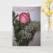 Roos op elke dag kaart (Gele Bloem)