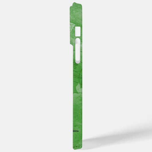 Roos op groen Case-Mate iPhone case (Achterkant / Links)