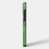 Roos op groen iPhone hoesje (Linkerkant)