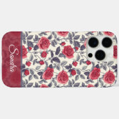 Roos op maat gemaakte iPhone-hoesje voor vriendinn Case-Mate iPhone Case (Achterkant (horizontaal))