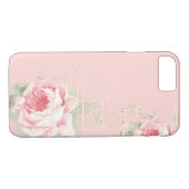 roos op oude krant Case-Mate iPhone case (Achterkant (Horizontaal))