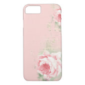 roos op oude krant Case-Mate iPhone case (Achterkant)