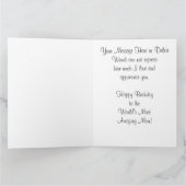 Roos op Roos Happy 80th Verjaardag Kaart voor Mam (Binnen)