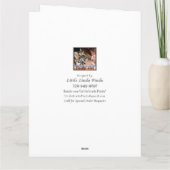 Roos op Roos Happy 80th Verjaardag Kaart voor Mam (Achterkant)