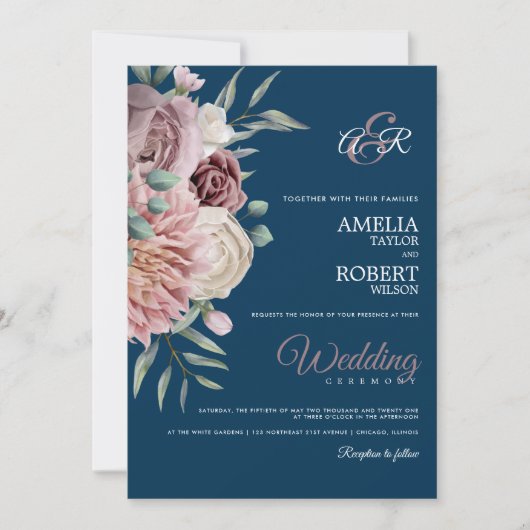 Roos op zee Kaart (Voorkant)