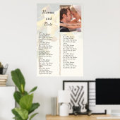 Roos-opvangschema Poster (Thuiskantoor)