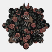 Roos Ornament Kaart (Achterkant)