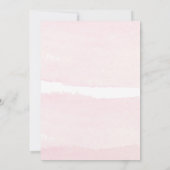 Roos - Overdag Waterverf cocktailparty uitnodiging (Achterkant)