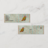 Roos Owl Floral Visitekaartjes (Voorkant / Achterkant)