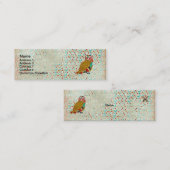 Roos Owl Floral Visitekaartjes (Voorkant / Achterkant)