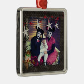 Roos Owl Sterrennacht Photo Ornament (Rechts)