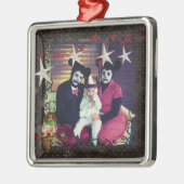 Roos Owl Sterrennacht Photo Ornament (Links)