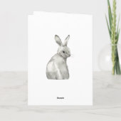 Roos Paasfotoontwerp Feestdagen Kaart (Achterkant)