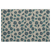 Roos Pandora - Marine Teal Stof (Fat Quarter)