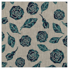 Roos Pandora - Marine Teal Stof