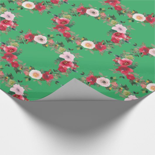 Roos papier met grote vulling (Hoek)